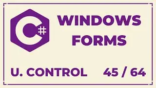 C# Windows Forms Dersleri | User Control | Ders 45