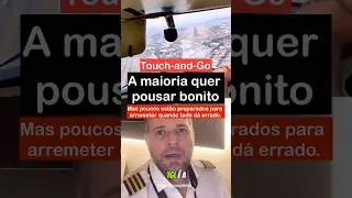 Pouso e arremetida de avi&atilde;o - Treinando