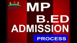 MP B ED ADMISSION PROCESS