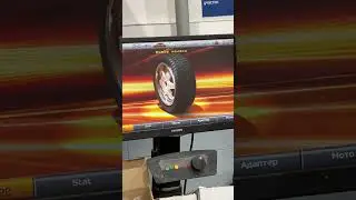Tire balancing at a Changan dealer
