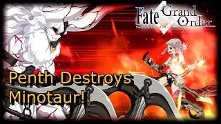 Penthesilea Solo - Minotaur Boss Battle [FGO]