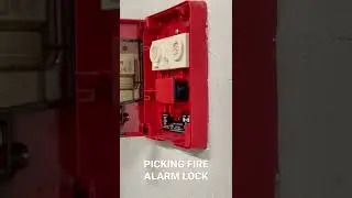 Picking fire alarm lock fire lite BG-12LX