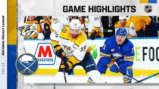 Nashville Predators vs Buffalo Sabres Apr 1, 2022 HIGHLIGHTS