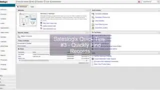Infor CRM (formerly Saleslogix) - Promoting Groups to Dashboard
