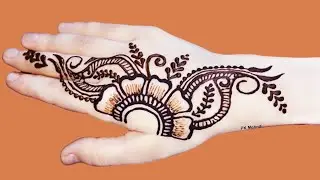 New Fashion Simple Stylish Mehndi Design