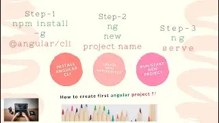 How to create first project in angular Hindi/English