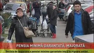 Pensia minimă garantată, majorată