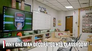 The heart-warming story behind this viral college football-themed classroom 🏈 | College GameDay