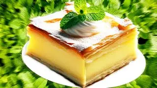 Cremeș de CASĂ cu Foi Cumpărate si Budincă de Vanilie (REȚETĂ de Cremșnit sau Crempita de Casă)