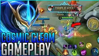 *BEHOLD! THE DOWNBRAKER* Cosmic Gleam Gusion Legend Skin Gameplay | DM🔥 | MLBB