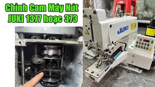 Adjusting the cam of the juki 1377 button machine Full Details #nganhmaymac