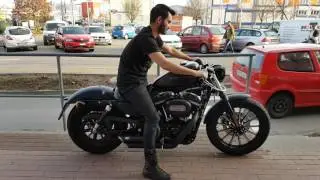 Harley Davidson 883 Iron Exhaust Soundcheck & Montage THOR - VANCE & HINES (TÜV) Auspuff Tuning Pipe