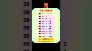 39 Table Trick