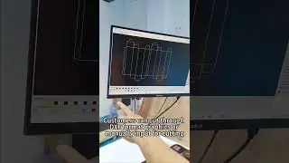 Auto creasing matrix cutting machine #cnc #cuttingmachine