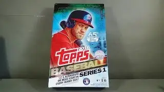 2016 Topps Series 1 Baseball Hobby Box Break! Awesome!