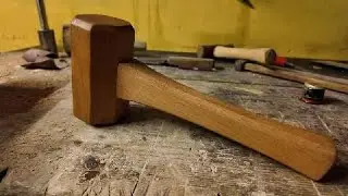 İlkel Yöntemle Ahşap Tokmak Yapımı | ASMR | Primitive Wooden Mallet Making | No Power Tools
