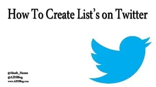 How To Create List on Twitter