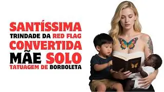 Freud Explica A Sant&iacute;ssima Trindade da Red Flag &mdash; Convertida, M&atilde;e Solo e Tatuagem de Borboleta