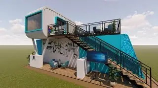 Exhibition container house in Shanghai