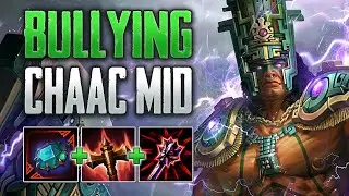 BULLYING IN MID! Chaac Mid Gameplay (SMITE Conquest)