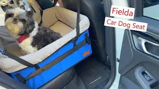Fielda Car Dog Seat, waterproof and portable #dogs #dogbed #dogcarseat