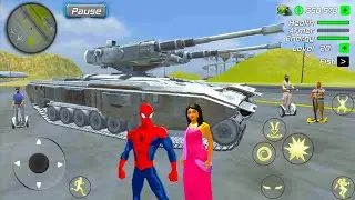 Superhero Driving Military Tank Cars and Helicopter Open World Simulator - Android Gameplay.