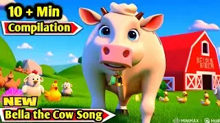 Bella the cow song + Compilation | 3D nursery rhymes & kids songs | Oly Cartoon TV