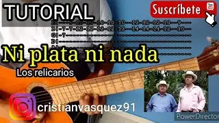 Ni plata ni nada Relicarios Como tocar TUTORIAL GUITARRA TABLATURA