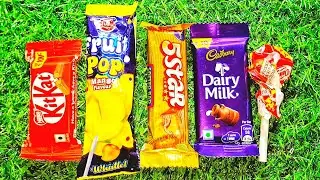 Satisfying video ASMR lollipops candy and Giant gummy candy cutting video ASMR opening candy video