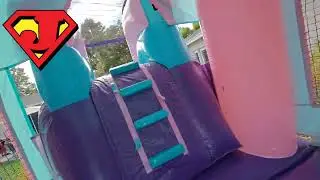 Unicorn Jump and Steep Slide bounce house rental in Union City 🎉