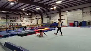 Xcel Gold Floor Routine with Coach Kirsten