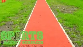 Long Jump Activity Surfacing Installation in Glasgow, Scotland | Polymeric Long Jump