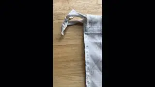 A rainy day in Northern Michigan -a handmade produce bag