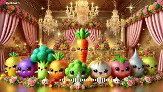 JiveLearn | Veggie Party  | Fun Dance Song | Nursery Rhymes & Kids Songs