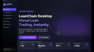 LoanChain Demo: 50-Page Loan PDFs &rarr; 5-Minute Trade Flowcharts