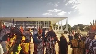 LUTA PELA VIDA - Manifestação/Cantos dos povos indígenas