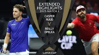 Casper Ruud v Reilly Opelka Extended Highlights | Laver Cup 2025 Match 1