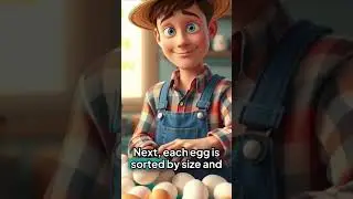 The Egg&rsquo;s Journey to Your Plate #Shorts #FoodProcess #EggLovers #FoodStory #QuickFoodFacts