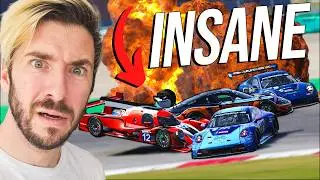 The Most Insane Sim Racing Crashout I've Ever Seen