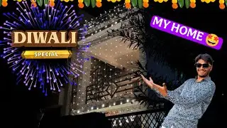 Diwali special Crackers|| Gandhidham phatakda market ||My Home decoration 😍