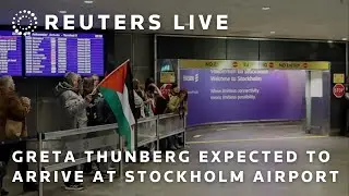 LIVE: Stockholm airport as Greta Thunberg set to arrive in Sweden