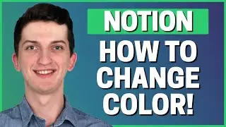 How To Change Text Color In Notion (change Background Color In Notion)