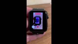 Remote control of the iPhone camera on Apple Watch