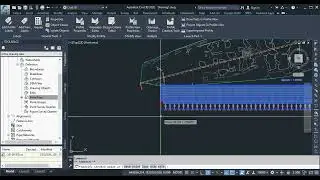 สาธิตการตัดcross section civil3d2020
