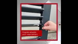 PAAL - Volets aluminium N&Eacute;AUNA avec remplissage &agrave; lames orientables