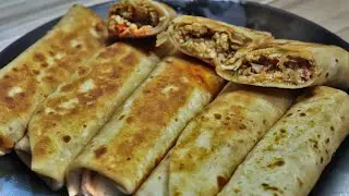 Famous Street Style Chicken Rolls / Delicious Creamy Chicken Rolls / Perfect Lunch Box Recipe
