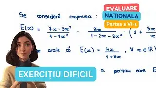 Expresii algebrice [6] - recapitulare Evaluare Nationala 2024
