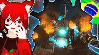 🚽 Reagindo a SKIBIDI TOILET DUBLADO em PORTUGUES 📺 OS TITÃS NÃO CARA!! 😭 Parte 7