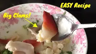 Improvised Simple clams🦪 recipe! | Cockles and Arctic clams | New video series EP 1