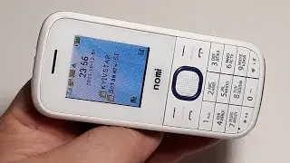 Nomi i181 White-Blue - простенький, бюджетный телефон с необходимым набором функций + 2 Sim